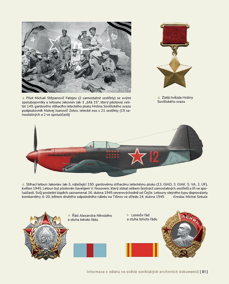 Šafařík, Jan: Nálet! Bombardování Tišnova 25. dubna 1945 ve vzpomínkách pamětníků a světle archivních dokumentů, Další nálety na Tišnovsku v závěrečných týdnech 2. světové války, Vydalo město Tišnov, Tišnov 2025. ISBN: 978-80-11-06387-0