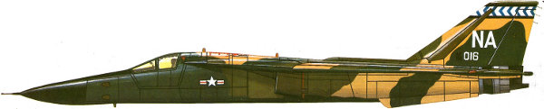 General Dynamics F-111 'Aardvark', #66-0016, 390 ECS/366 TFW