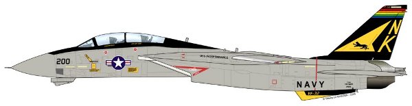 Grumman F-14 Tomcat F-14A-135-GR, 200/NK (BuNo.162603),VF-21 'Freelancers', US Navy