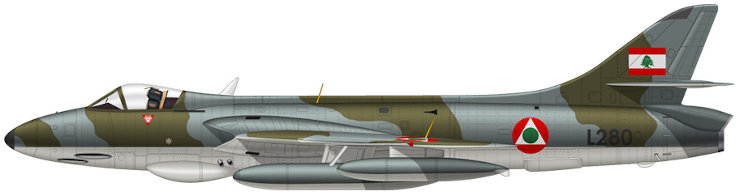 Hawker Hunter, Lebanese Air Force
