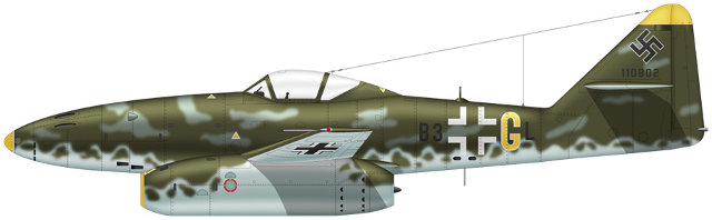 Messerschmitt Me 262 A-1a - KG(J)54 1945
