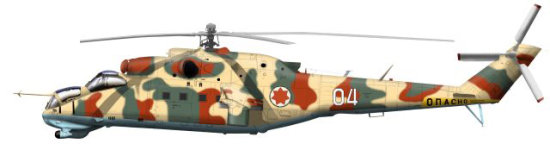 Mi-24P, Georgian AF