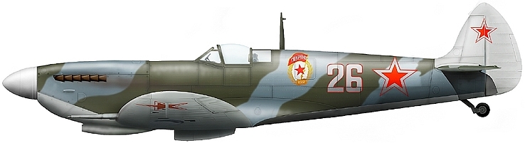 Supermarine Spitfire LF.Mk.IXE SM526 of 26 GIAP PVO