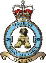 No 208 Squadron Badge