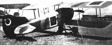 SPAD XIII fighter flown by Capt. Fazil